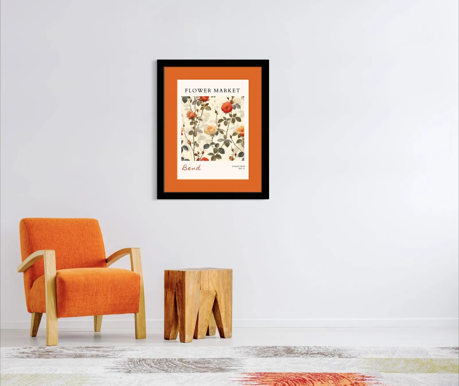 Bend Rose Garden – Romantic Botanical Art with Vintage Charm