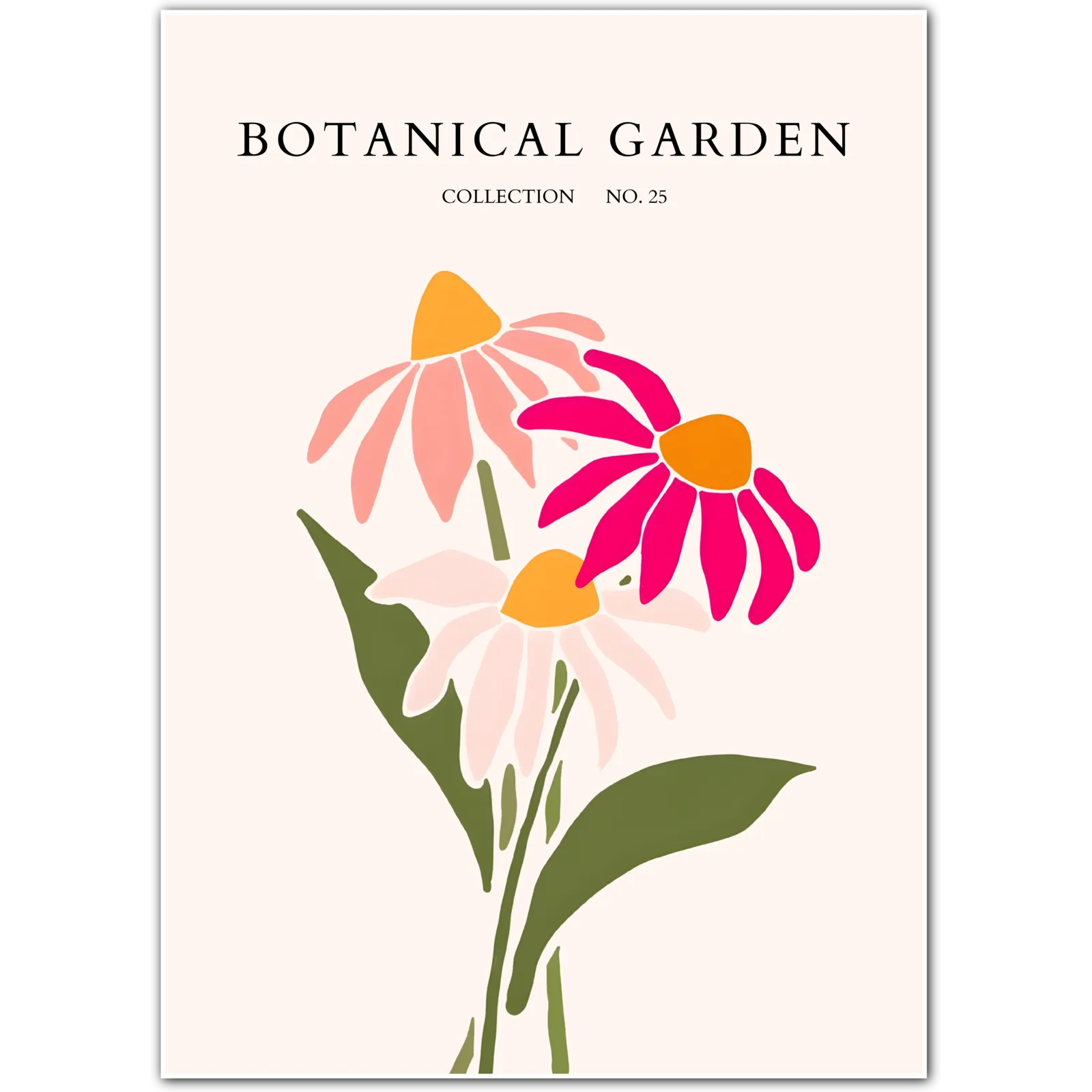 Nordic Bloom Wildflower Art Print