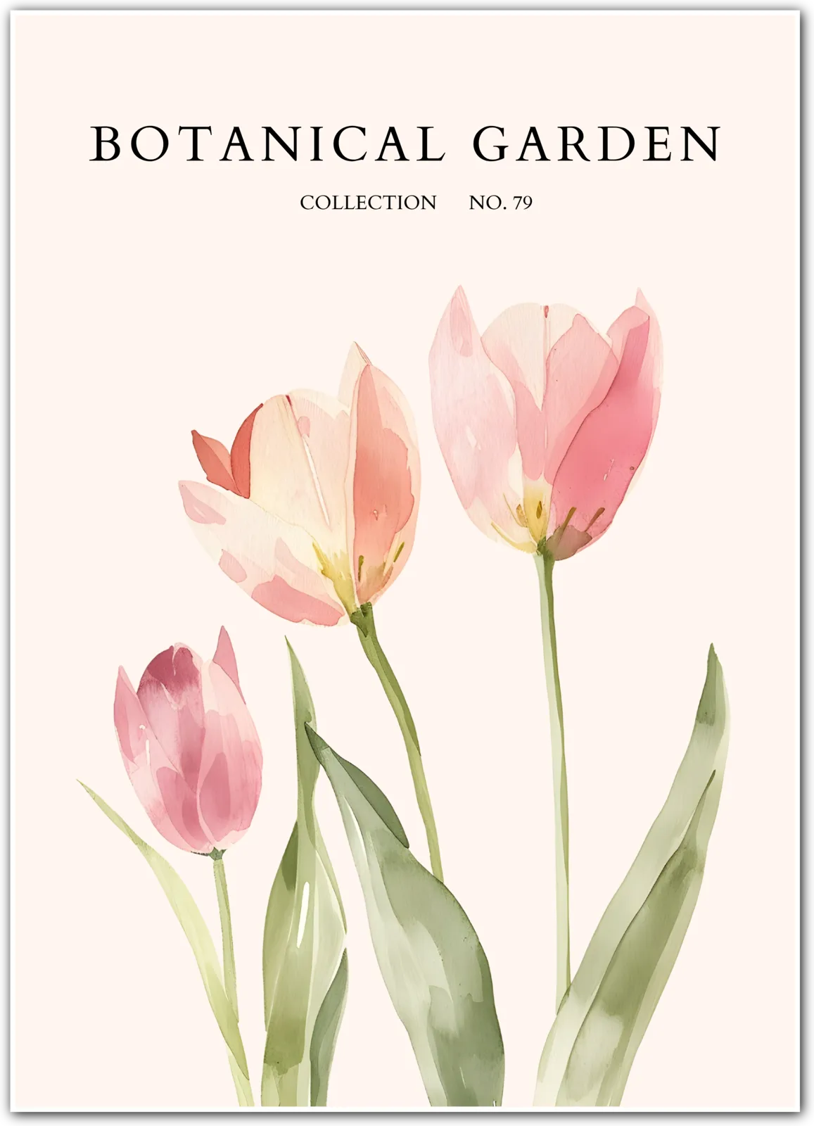 Painter’s Garden – Stylised Poppies in Bloom