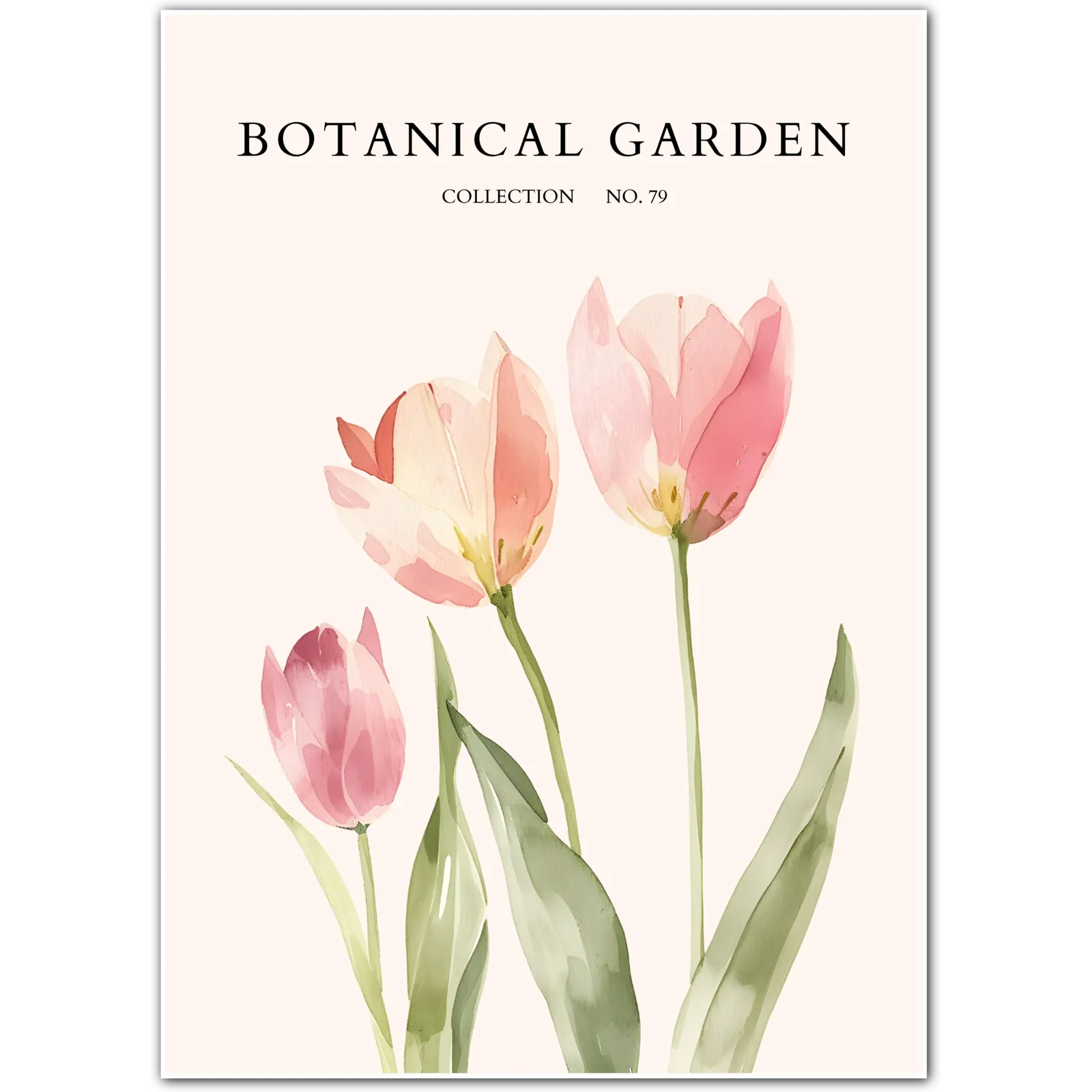 Painter’s Garden – Stylised Poppies in Bloom