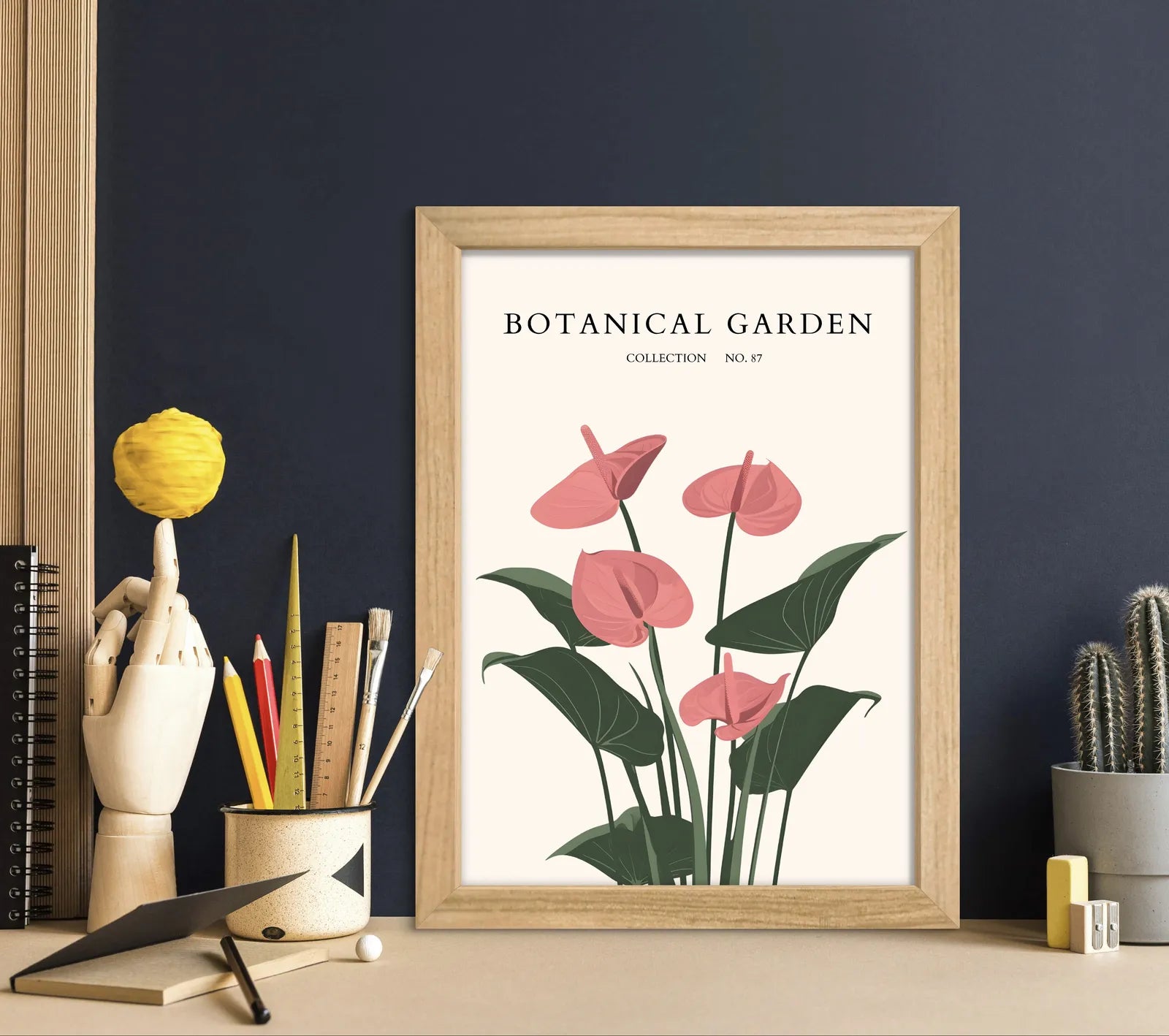 Anthurium Grace – Tropical Blush Flower Print