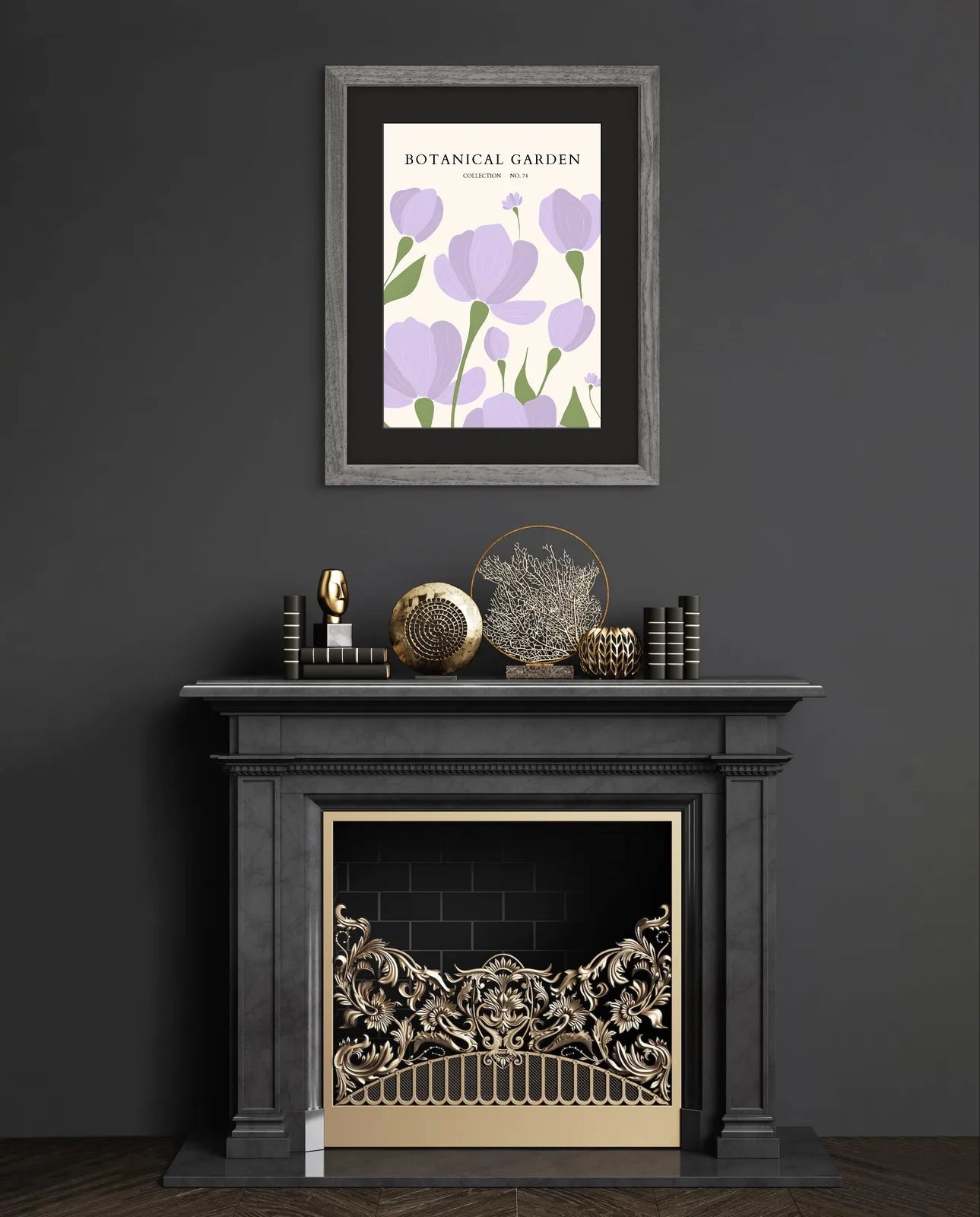 Lavender Drift – Soft Purple Crocus Floral Print