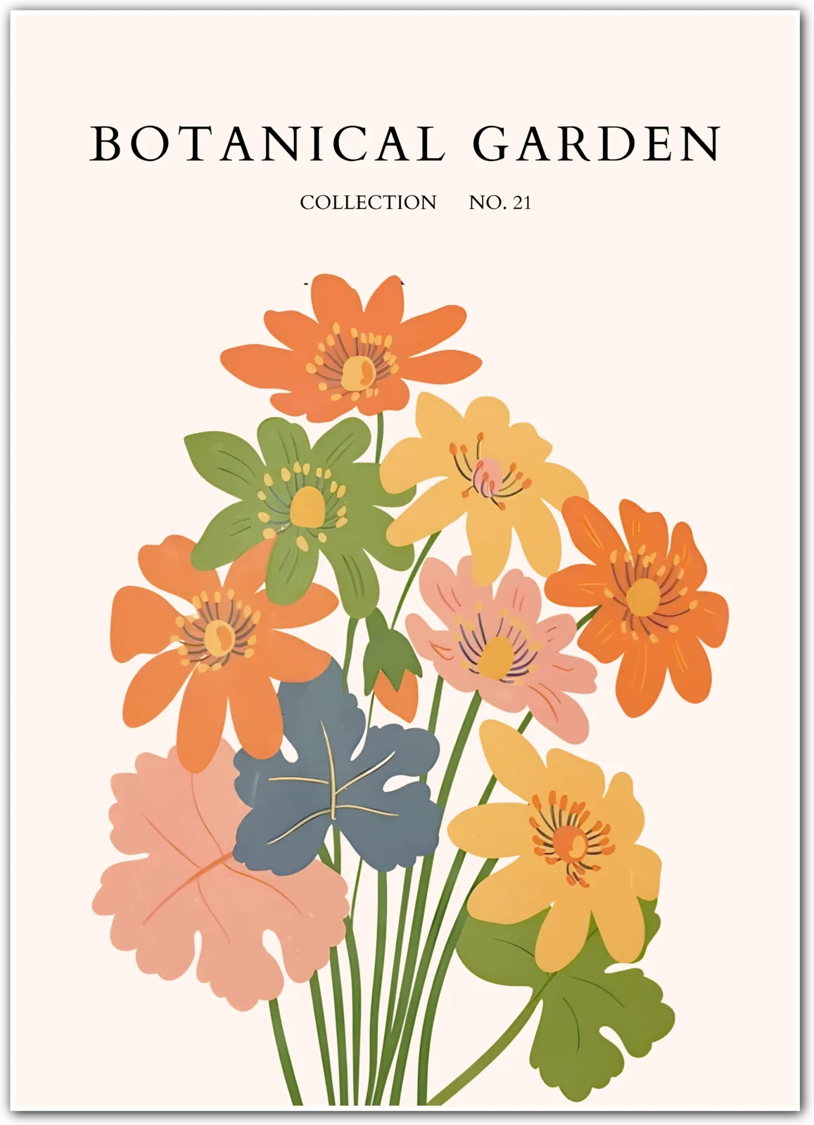 Festival Blooms – Joyful Garden Art Print