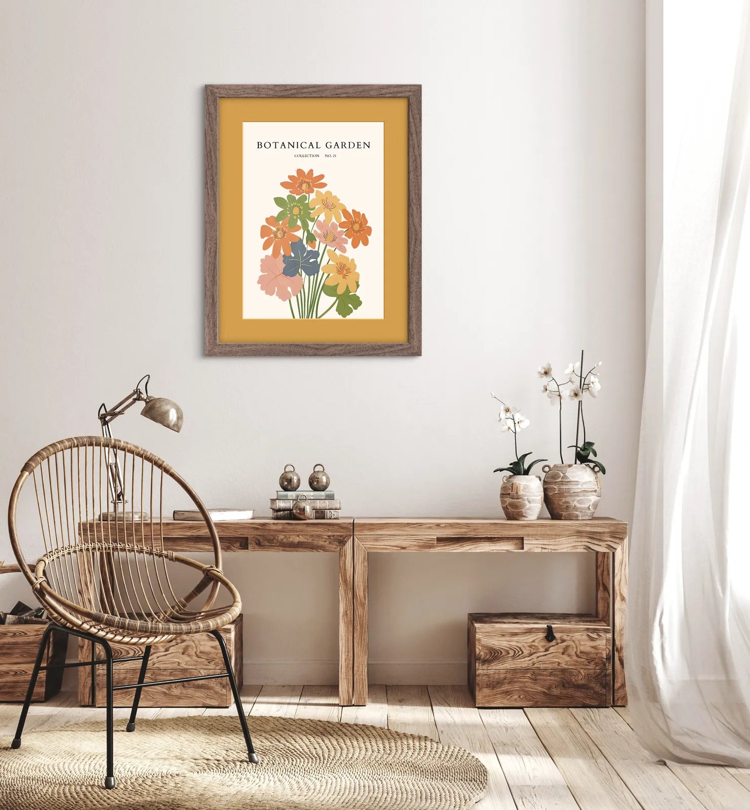 Festival Blooms – Joyful Garden Art Print