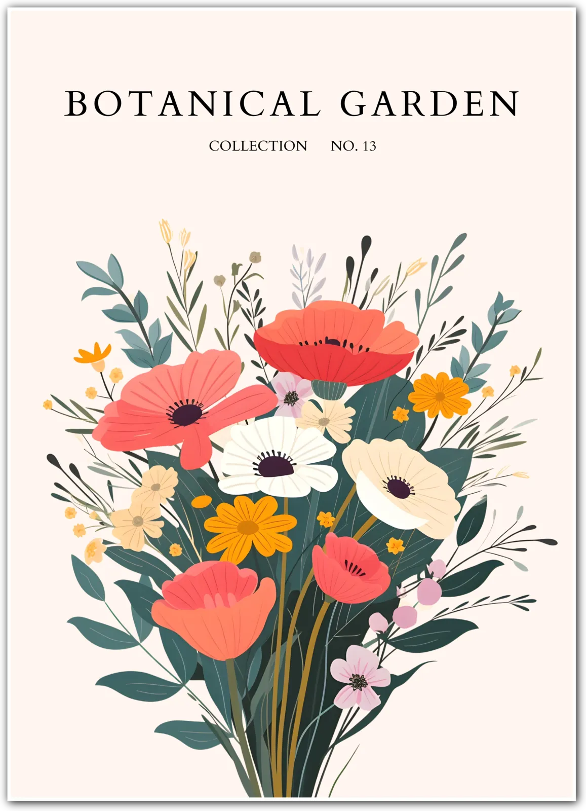 Dancing Buttercups Botanical Art Print