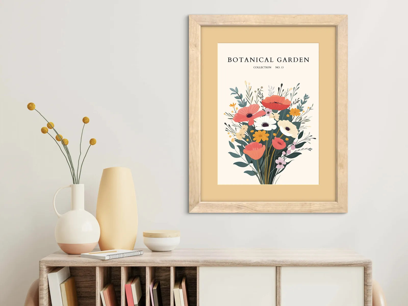 Dancing Buttercups Botanical Art Print