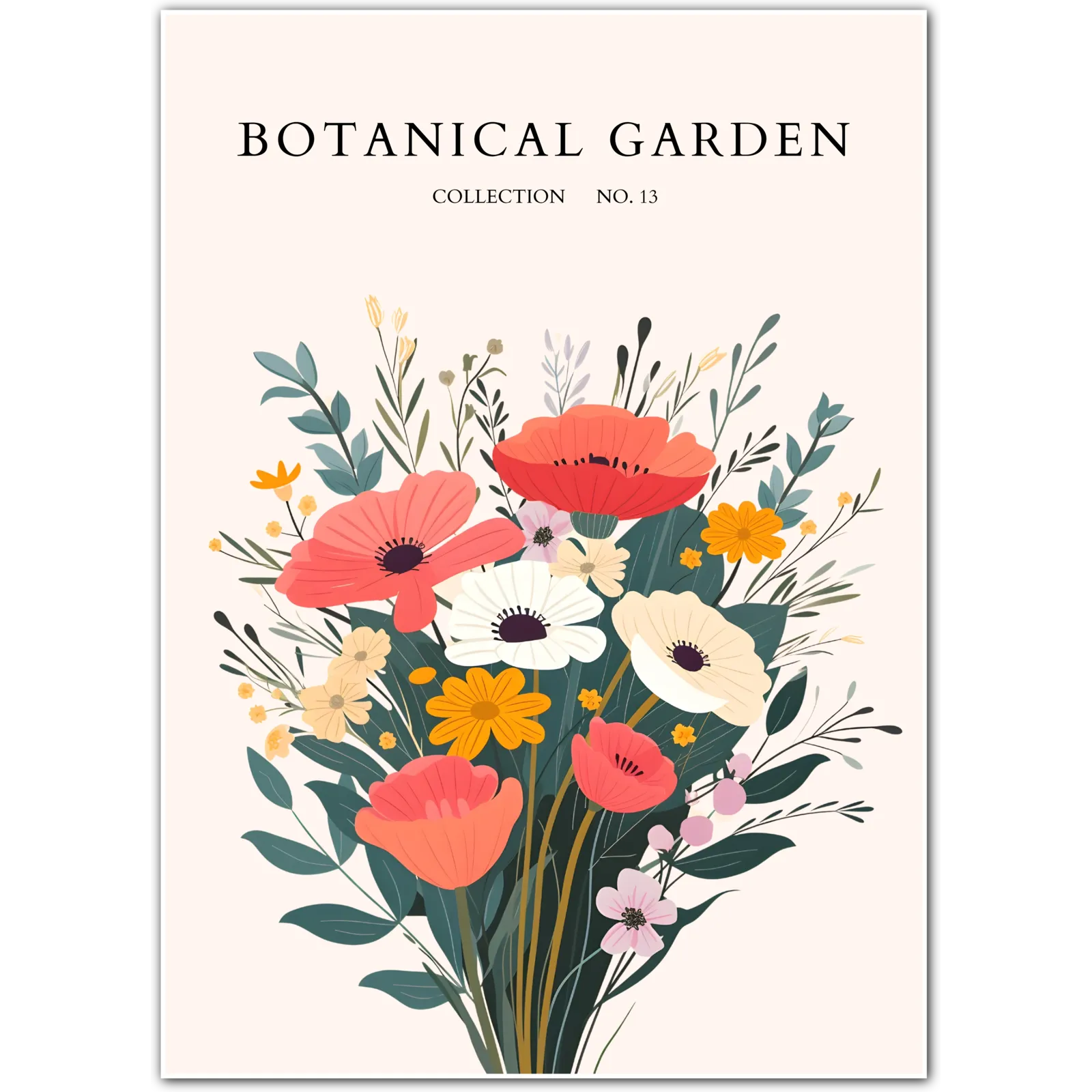 Dancing Buttercups Botanical Art Print