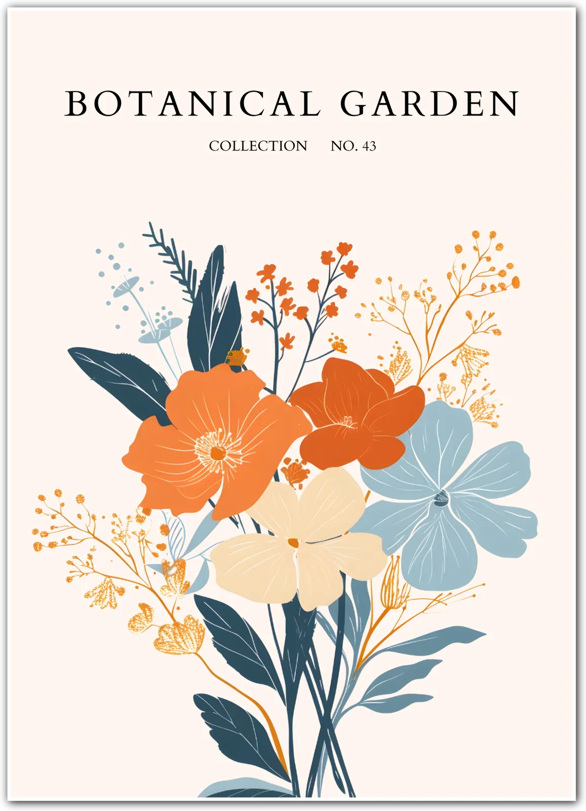 Wild Citrus Harmony Botanical Poster