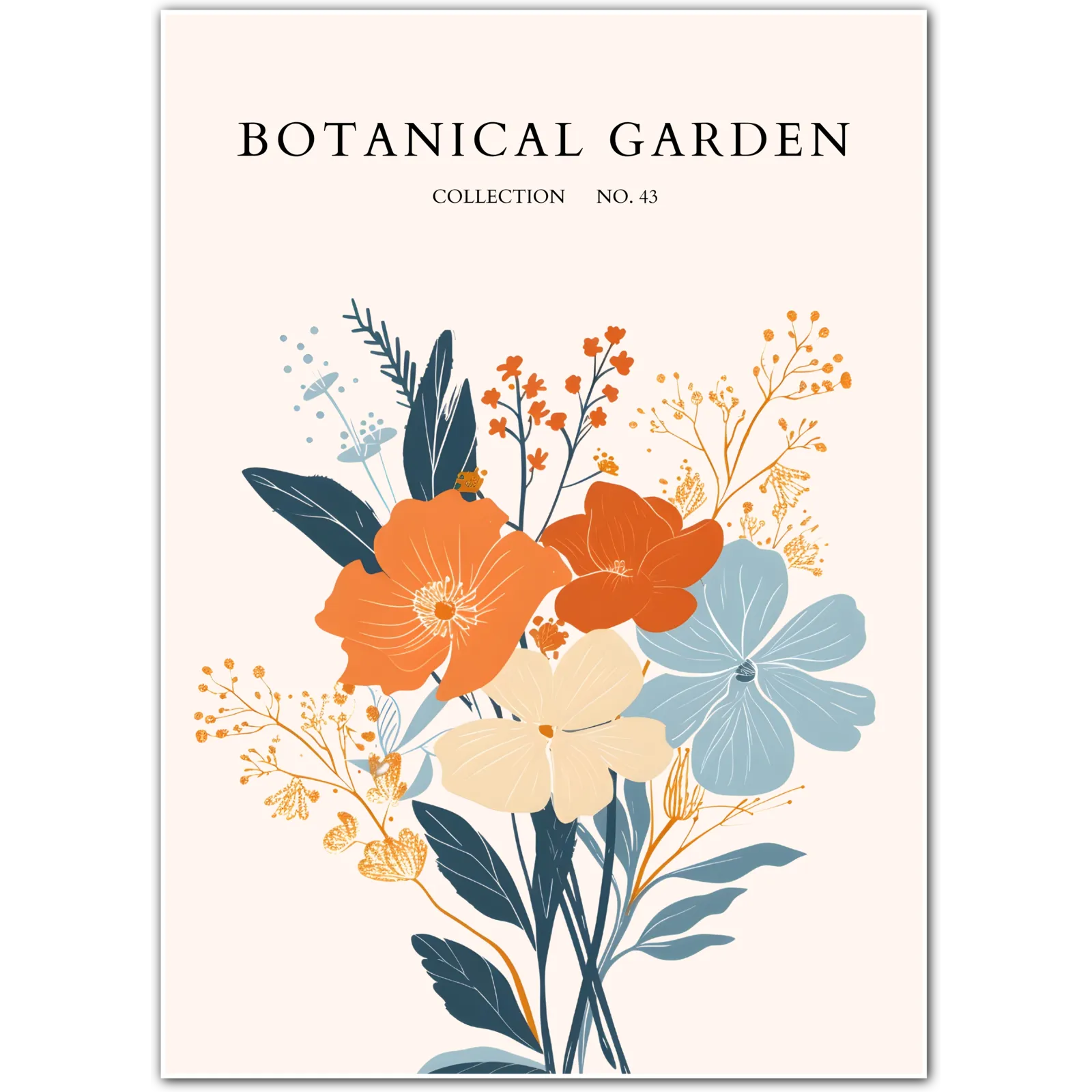 Wild Citrus Harmony Botanical Poster