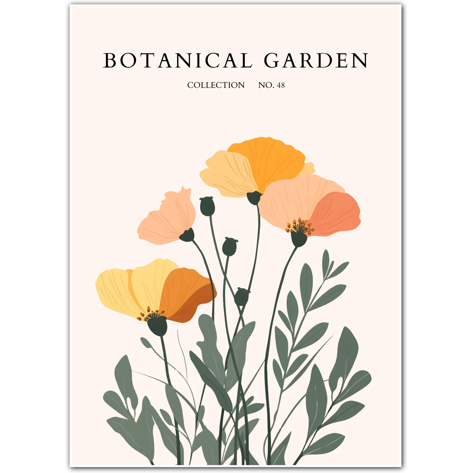 Meadow Symphony Botanical Art Print