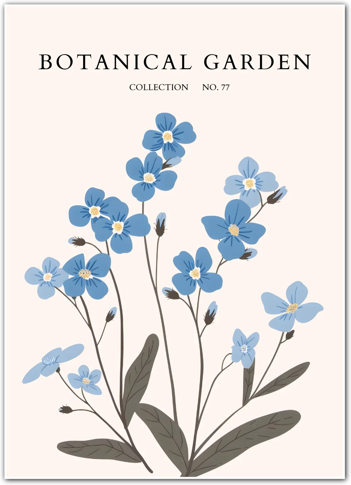 White Lotus Flower Botanical Art Print – Peaceful Minimalist Sacred Bloom