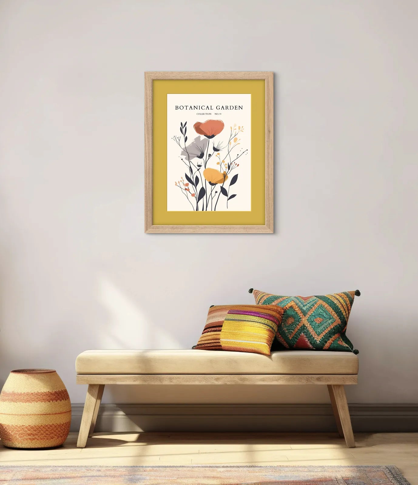 Tropical Anthurium Trio Botanical Art Print – Pink & Red Exotic Flowers