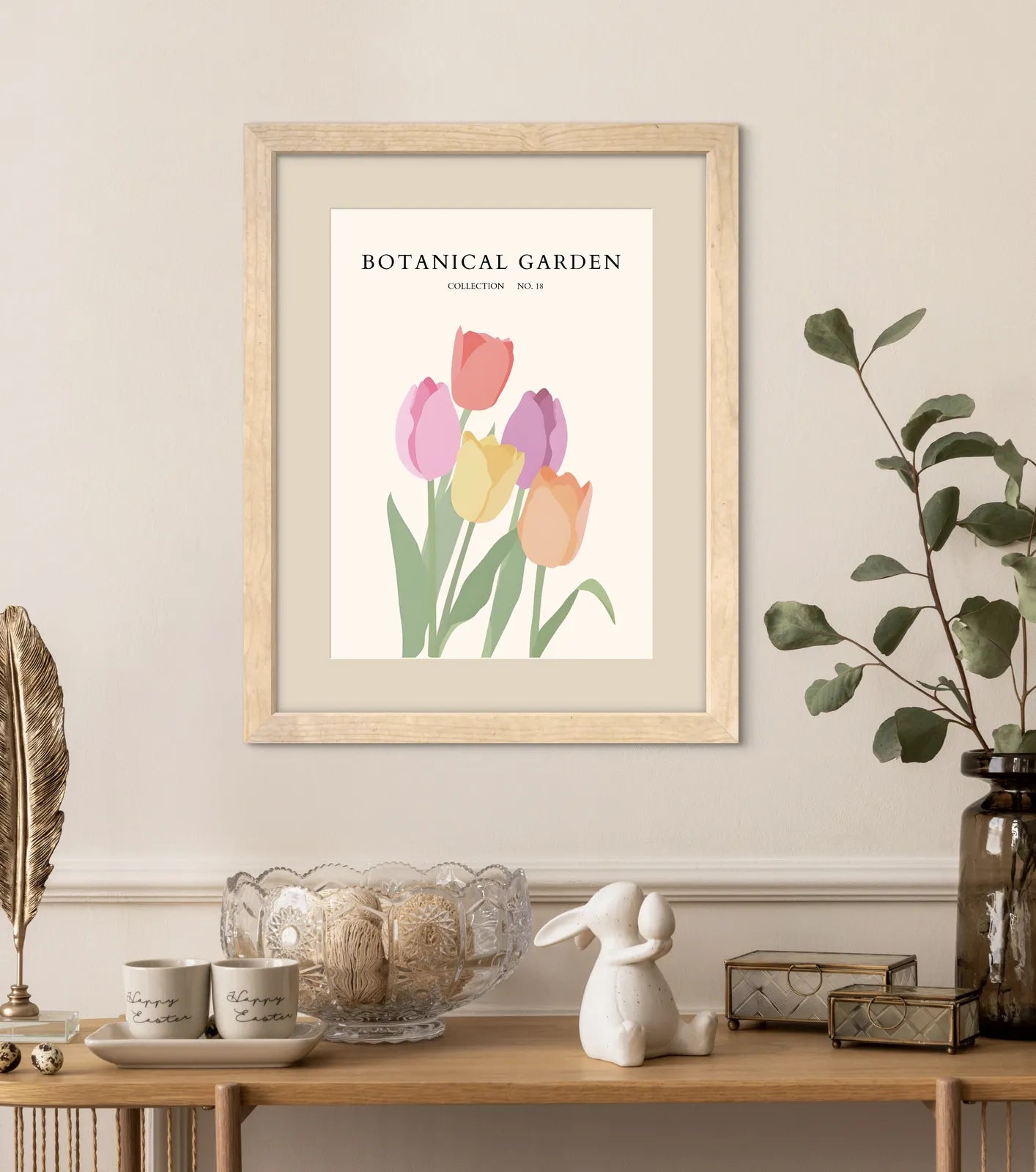 Hibiscus Haze – Abstract Blue Flower Print