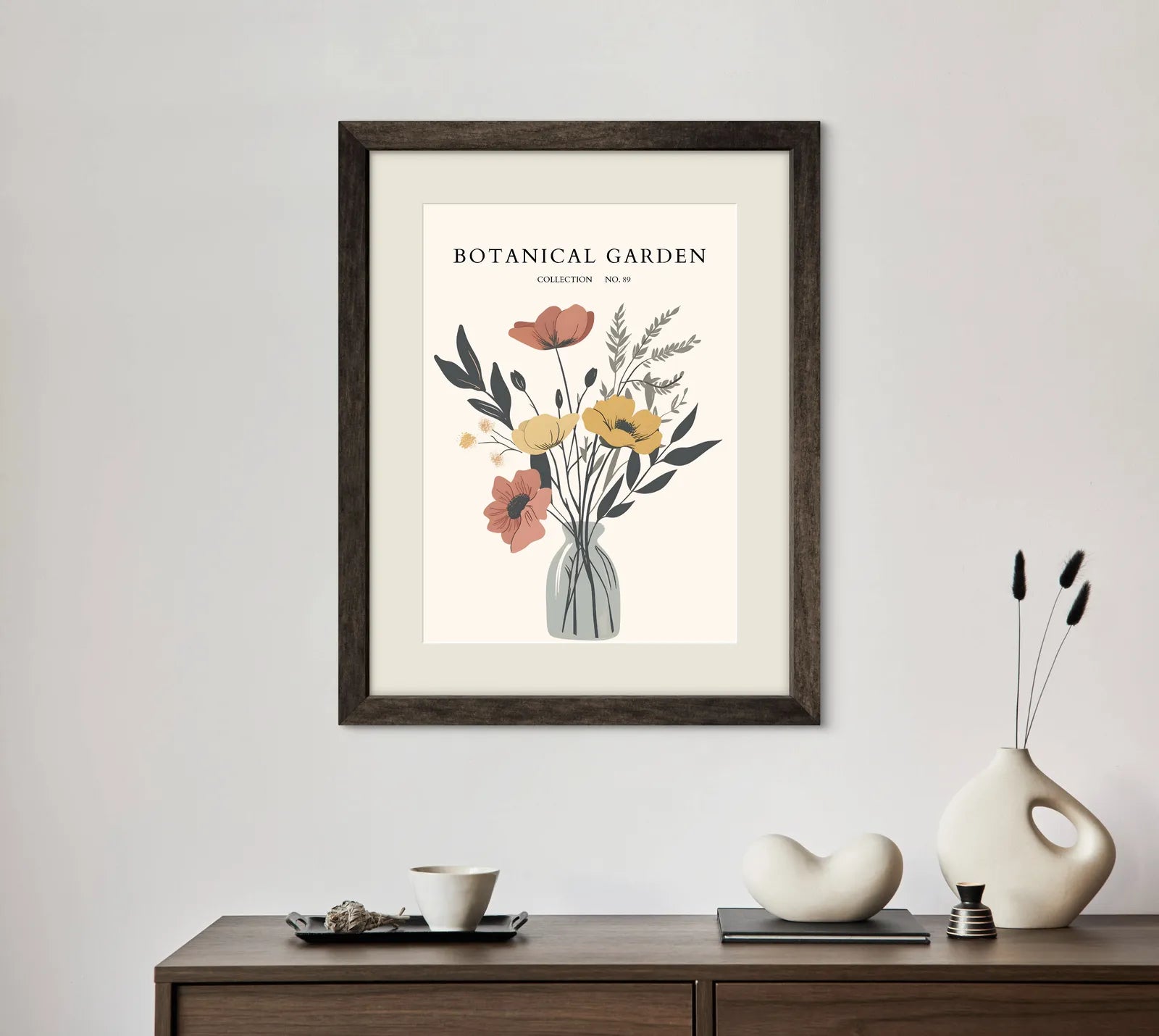 Poised Poppies in Still Life – Bold Botanical Elegance