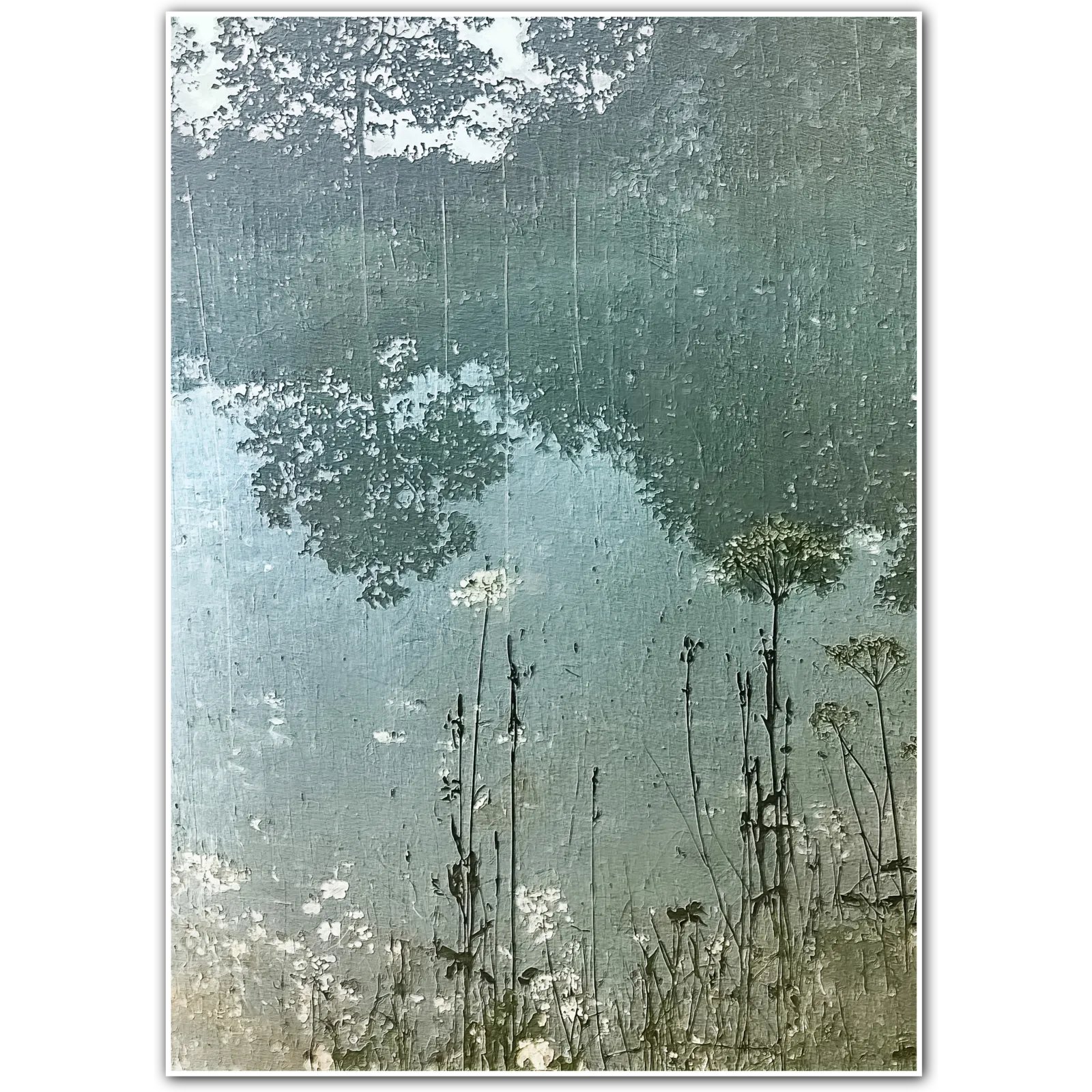 Meadow's Edge – Wildflower Lake Botanical Scene