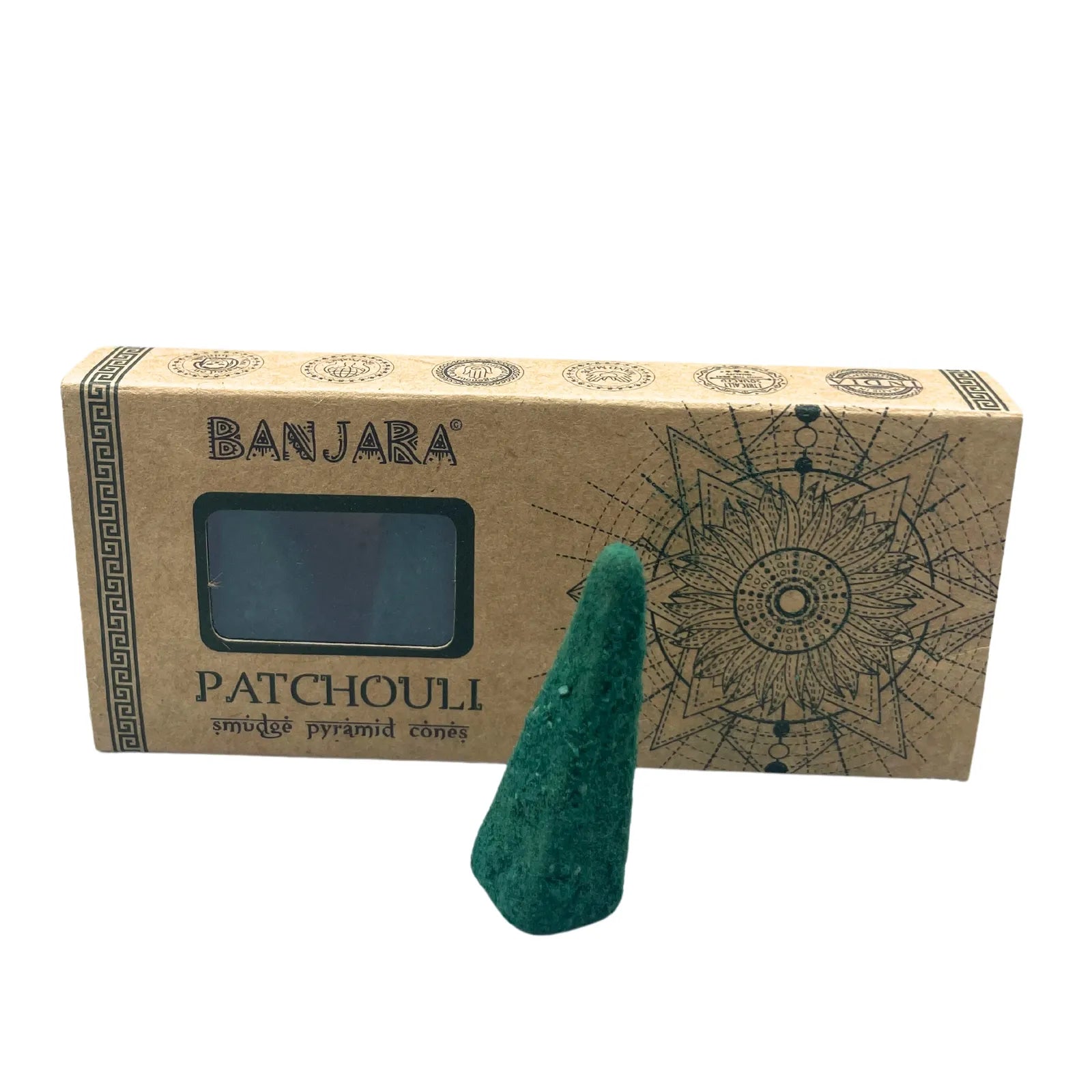 Banjara Patchouli Pyramid Incense Cones - Pack Of 12
