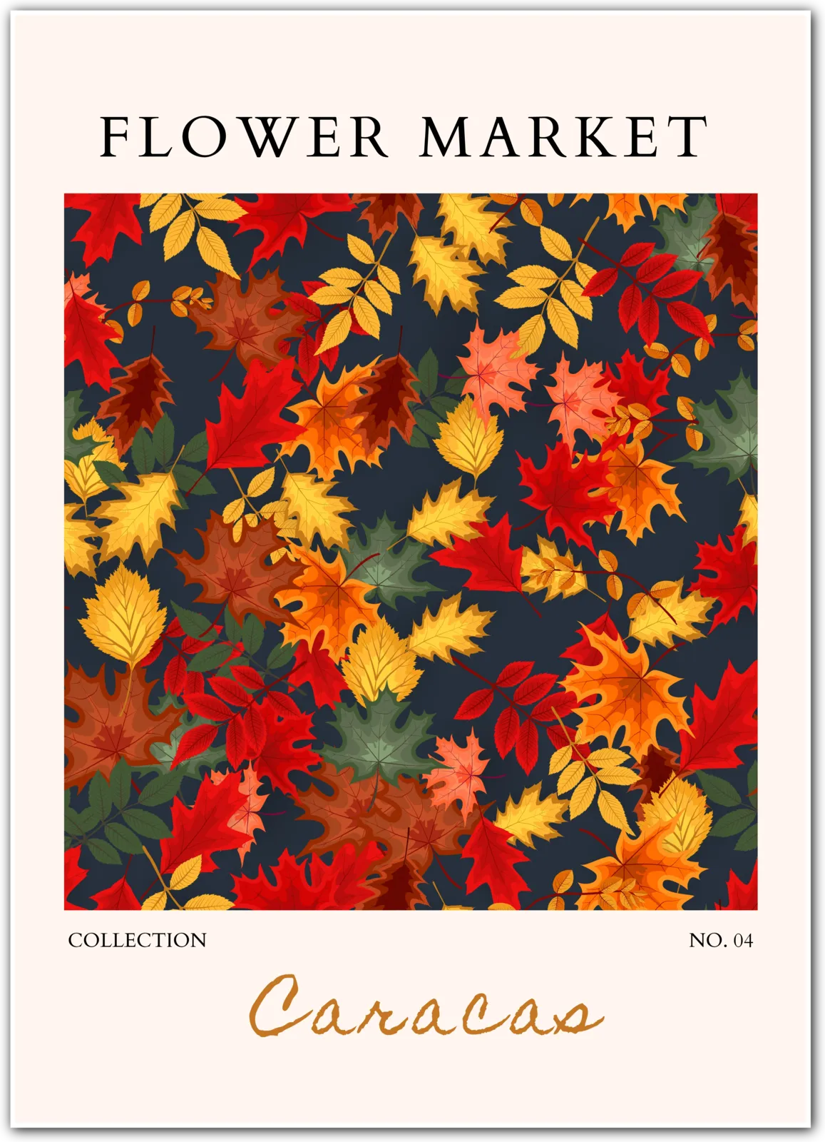 Caracas Blush Blooms – Soft Floral Watercolour Art Print