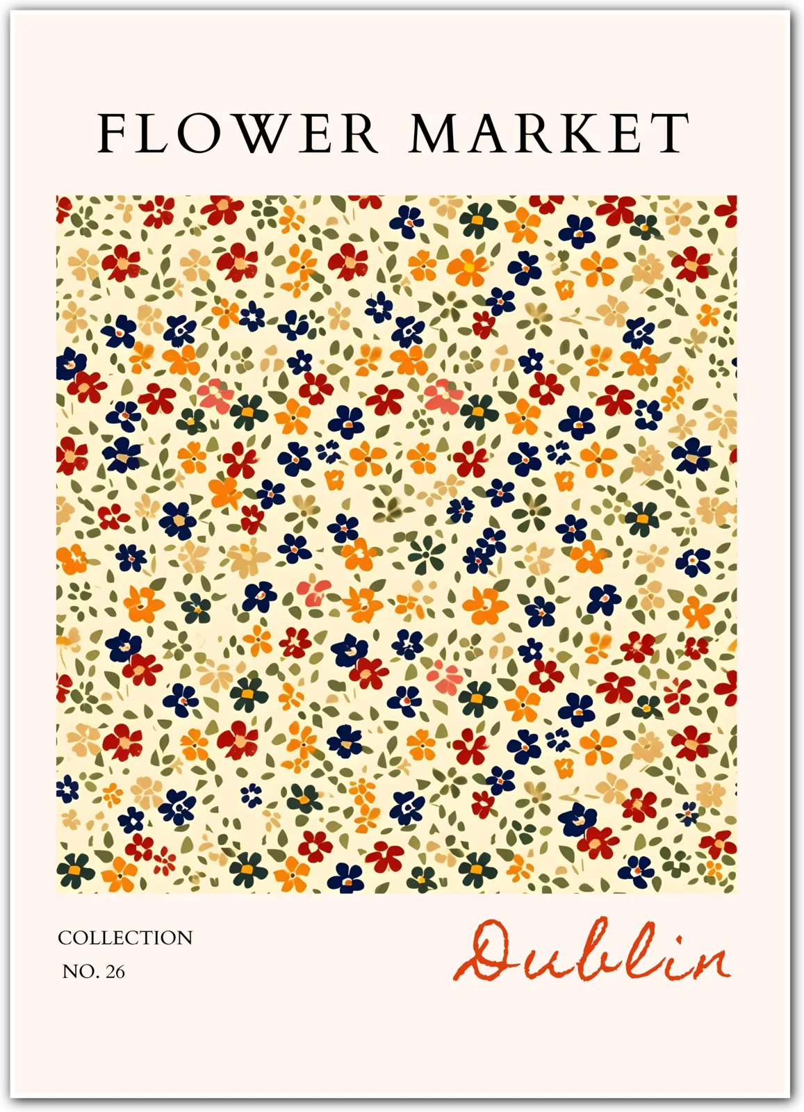 Dublin City Florals – Vintage-Inspired Wildflower Repeat Pattern
