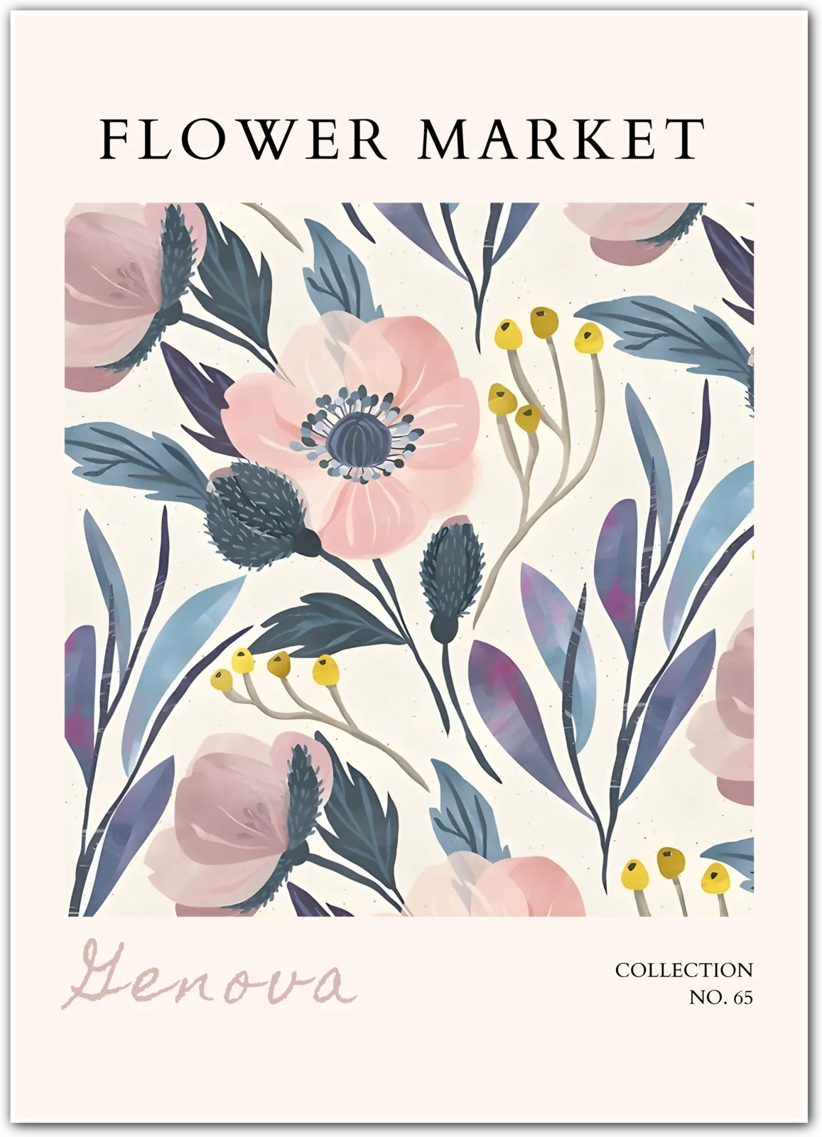 Jenova Wild Meadow Bloom Print – Dreamy Alpine Floral Wall Art