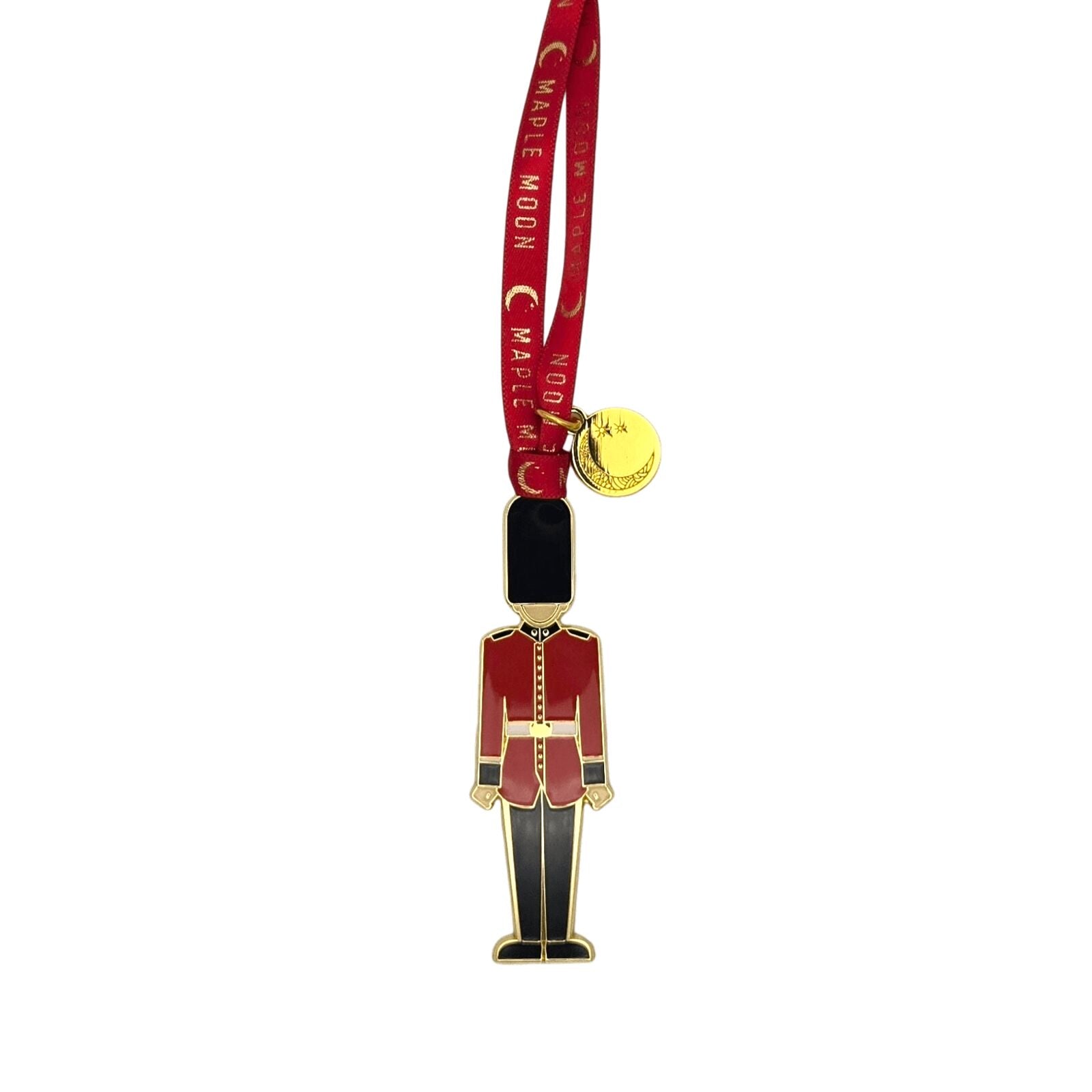 Gold Enamel London Guard Christmas Tree Decoration