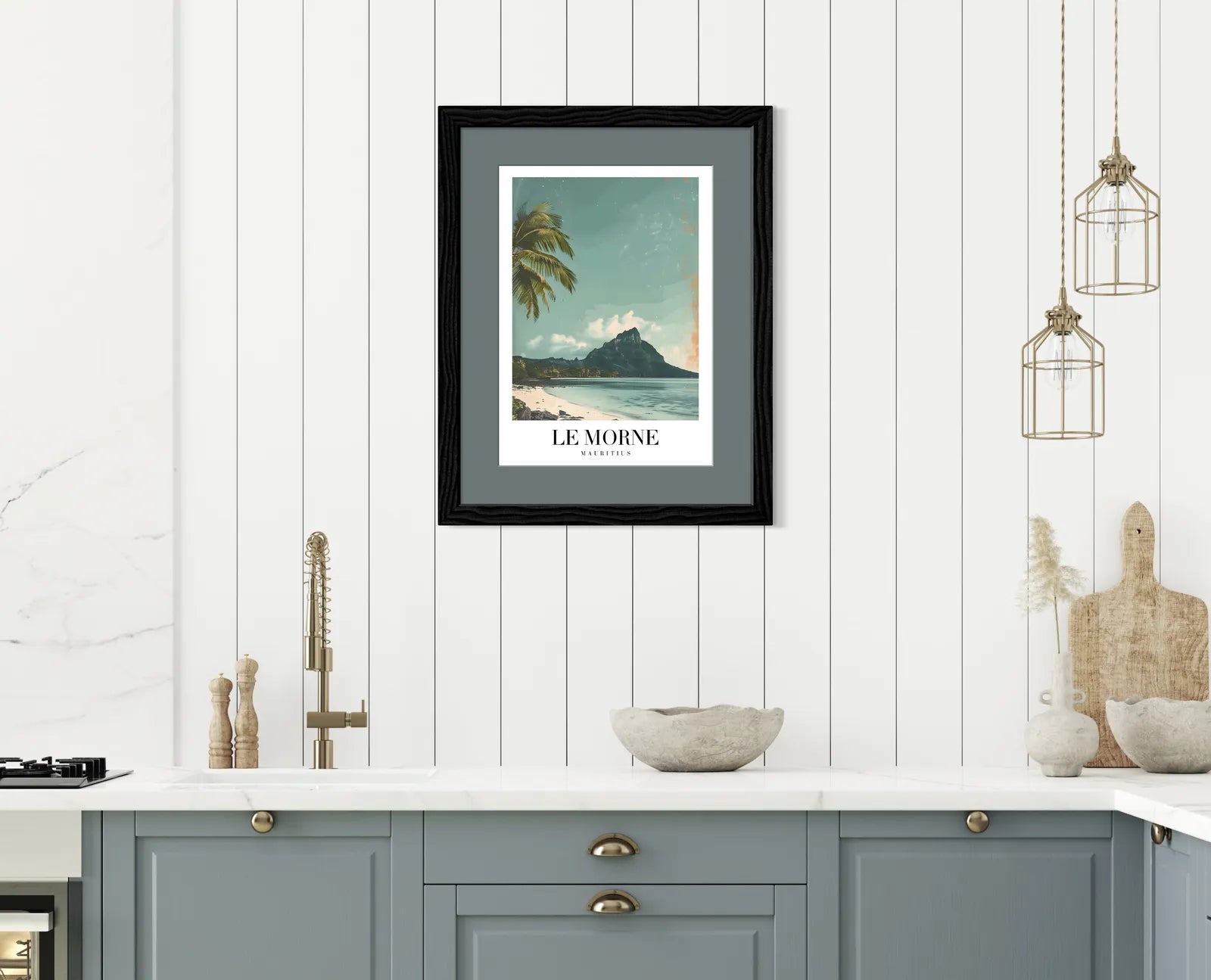 Le Morne Mauritius Art Print