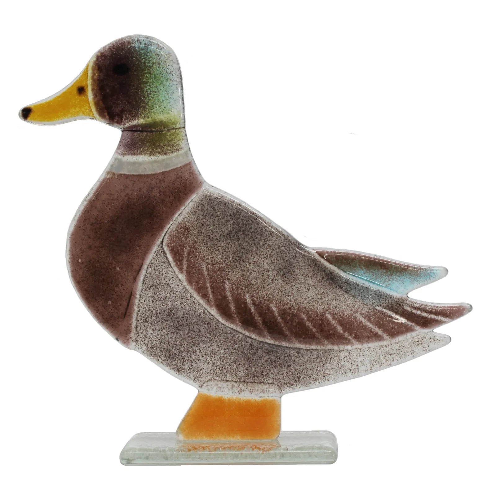 Mallard Duck Hand Crafted Glass Ornament