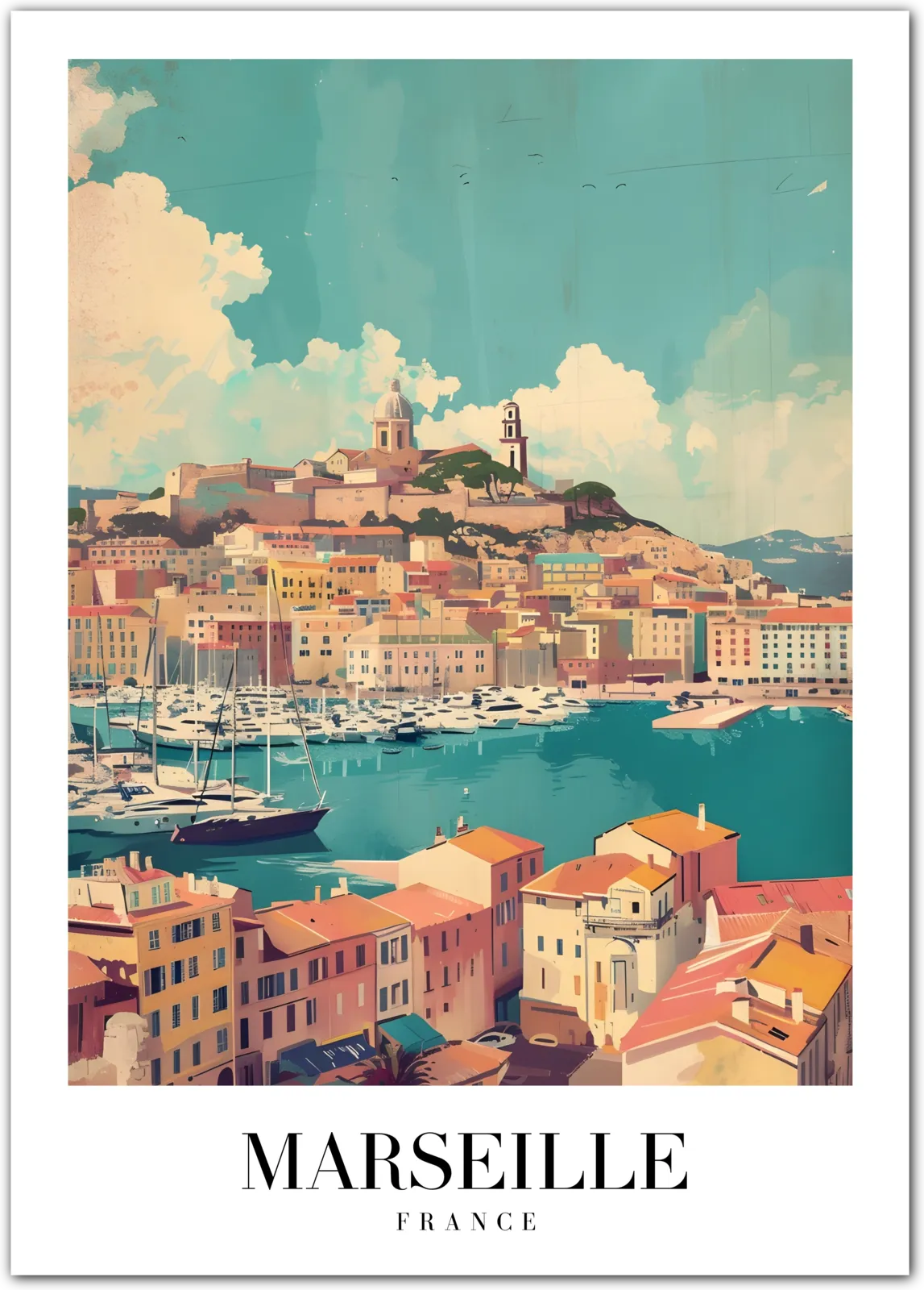Marseille France Art Print