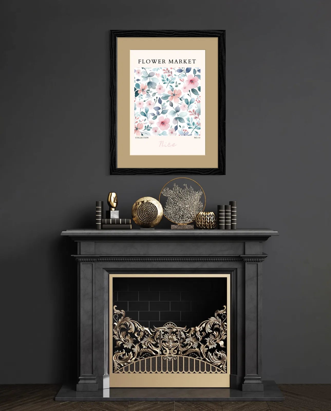 Nice Flower Market Art Print – Watercolour Florals of the French Riviera