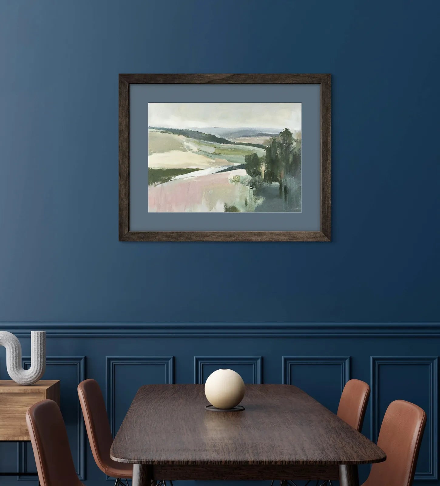 Fields After Rain – Dreamlike Hills in Muted Pastel Hues