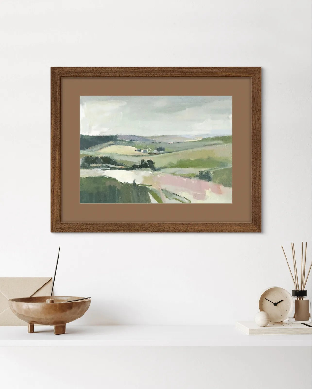 The Watchful Tree – A Still Moment in the Pastel Hills