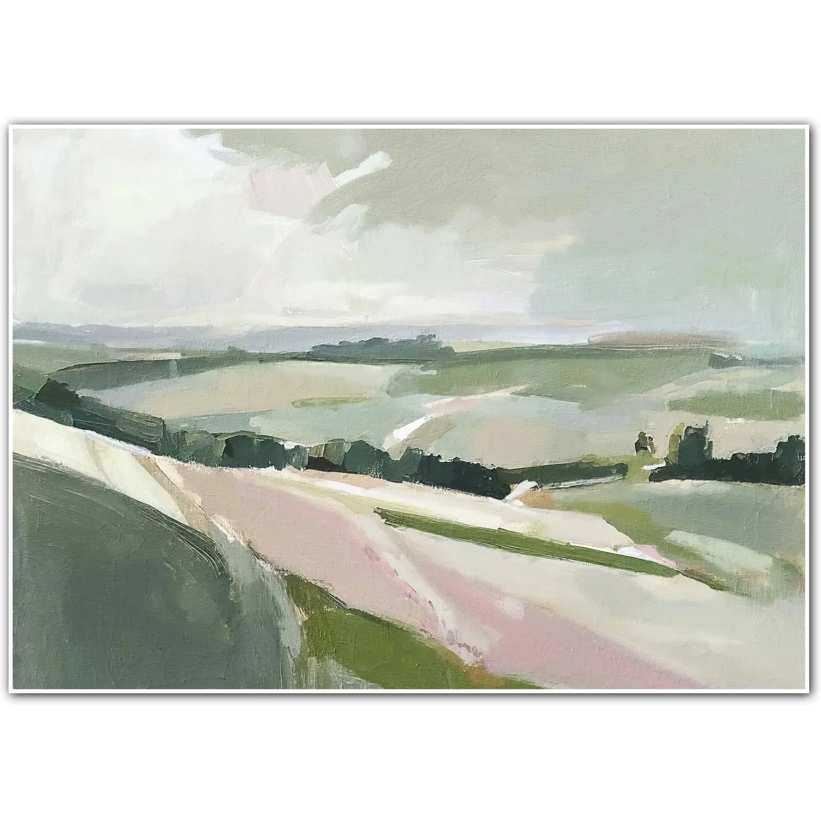 Edge of the Hill – Light Breaking Over Painted Meadows