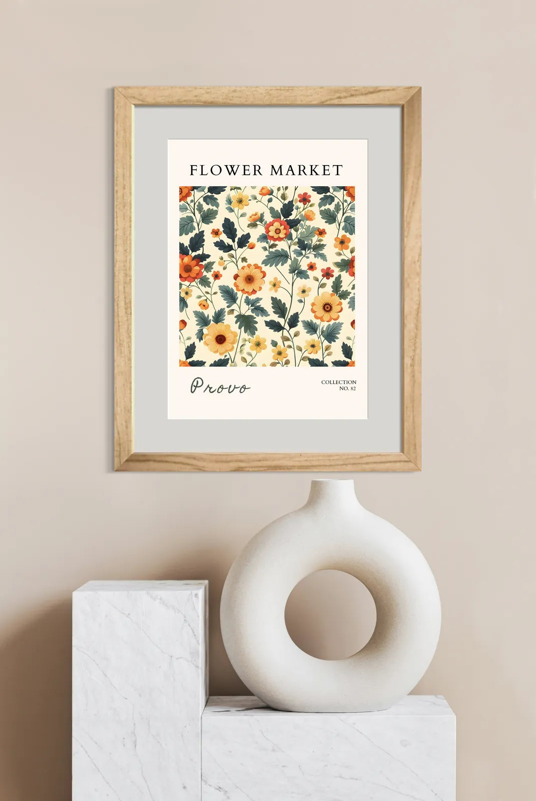 Wild Garden in Provo – Vintage Botanical Wall Art Print