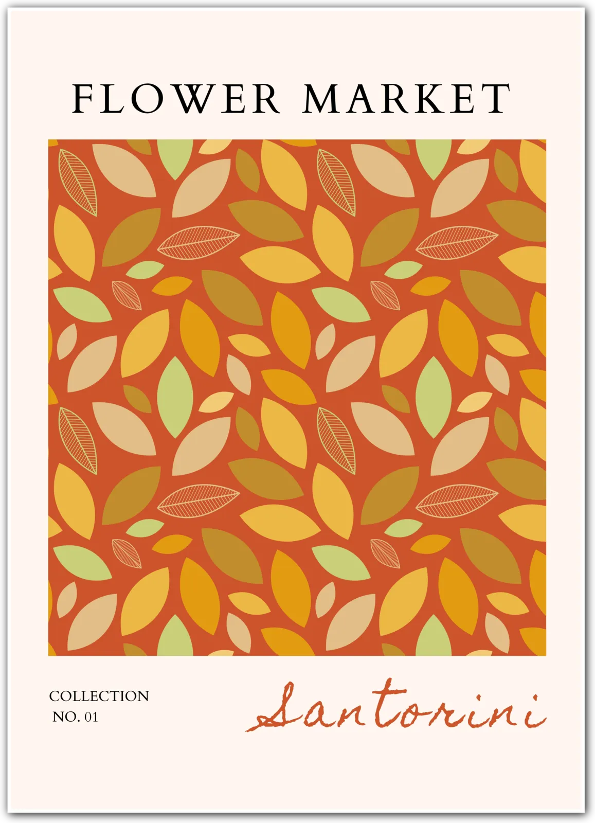 Santorini Garden – Soft Plum and Blush Floral Watercolour