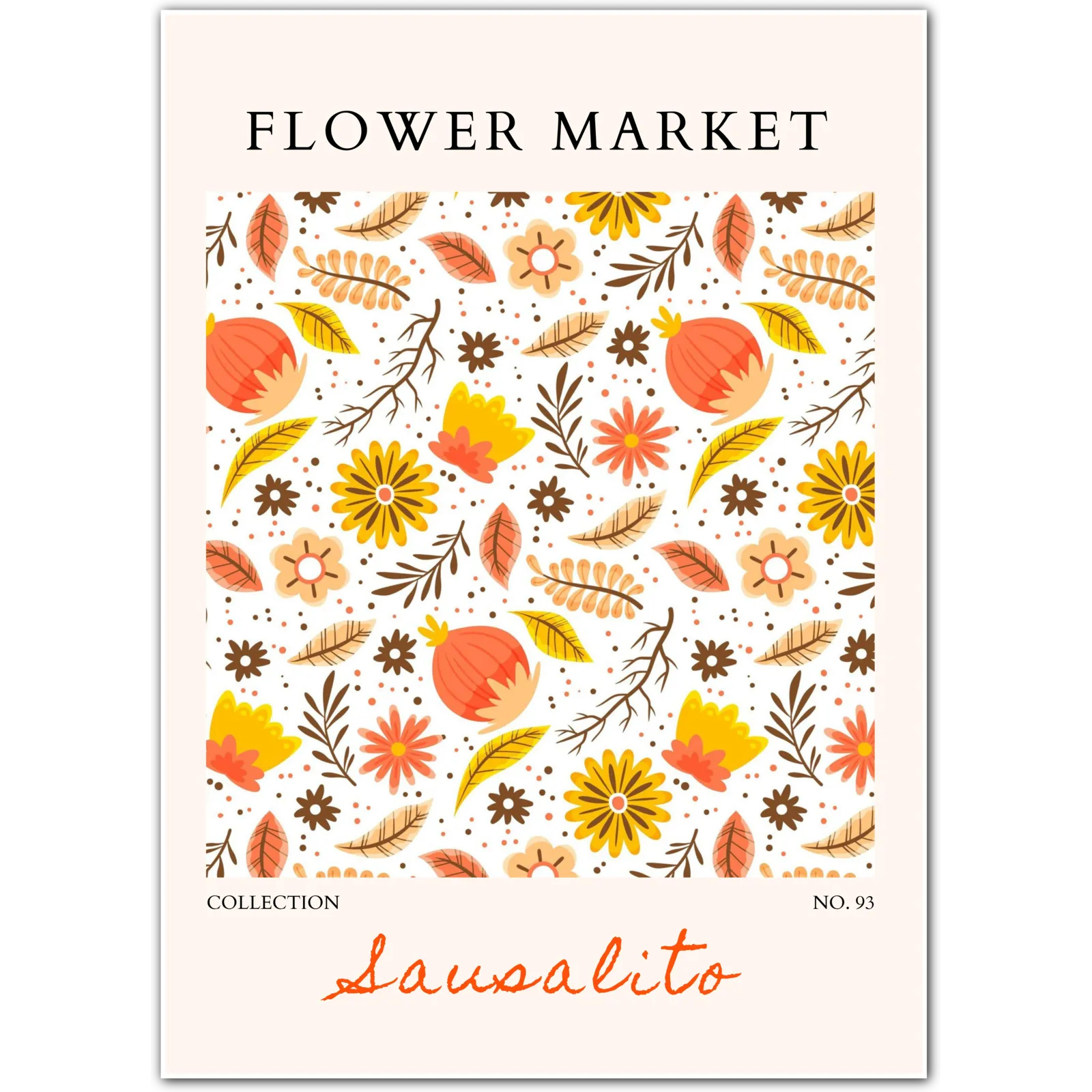 Sausalito Harvest – Autumn Botanical Illustration