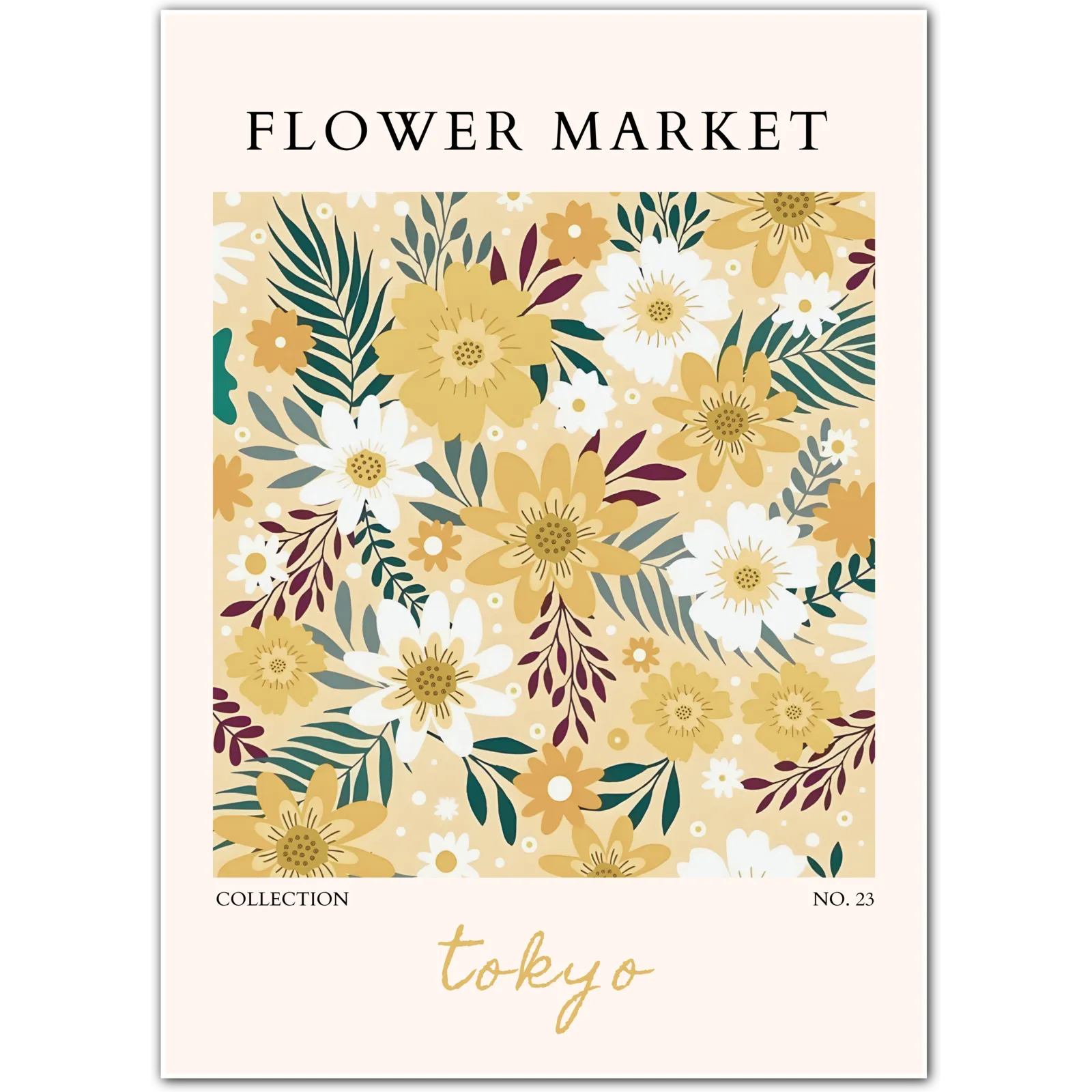 Urban Bloomscape – Tokyo Floral Pop Art