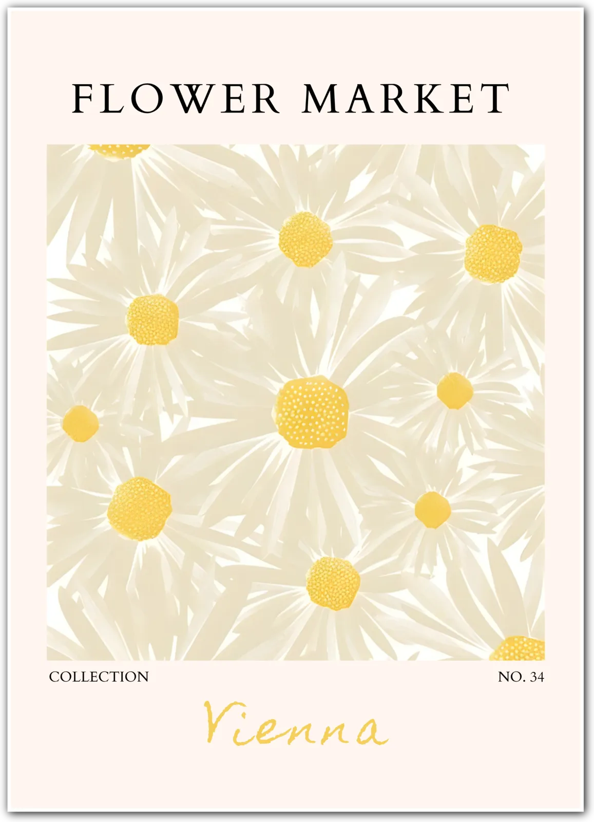 Golden Daisy Dream – Vienna Sun-Kissed Print