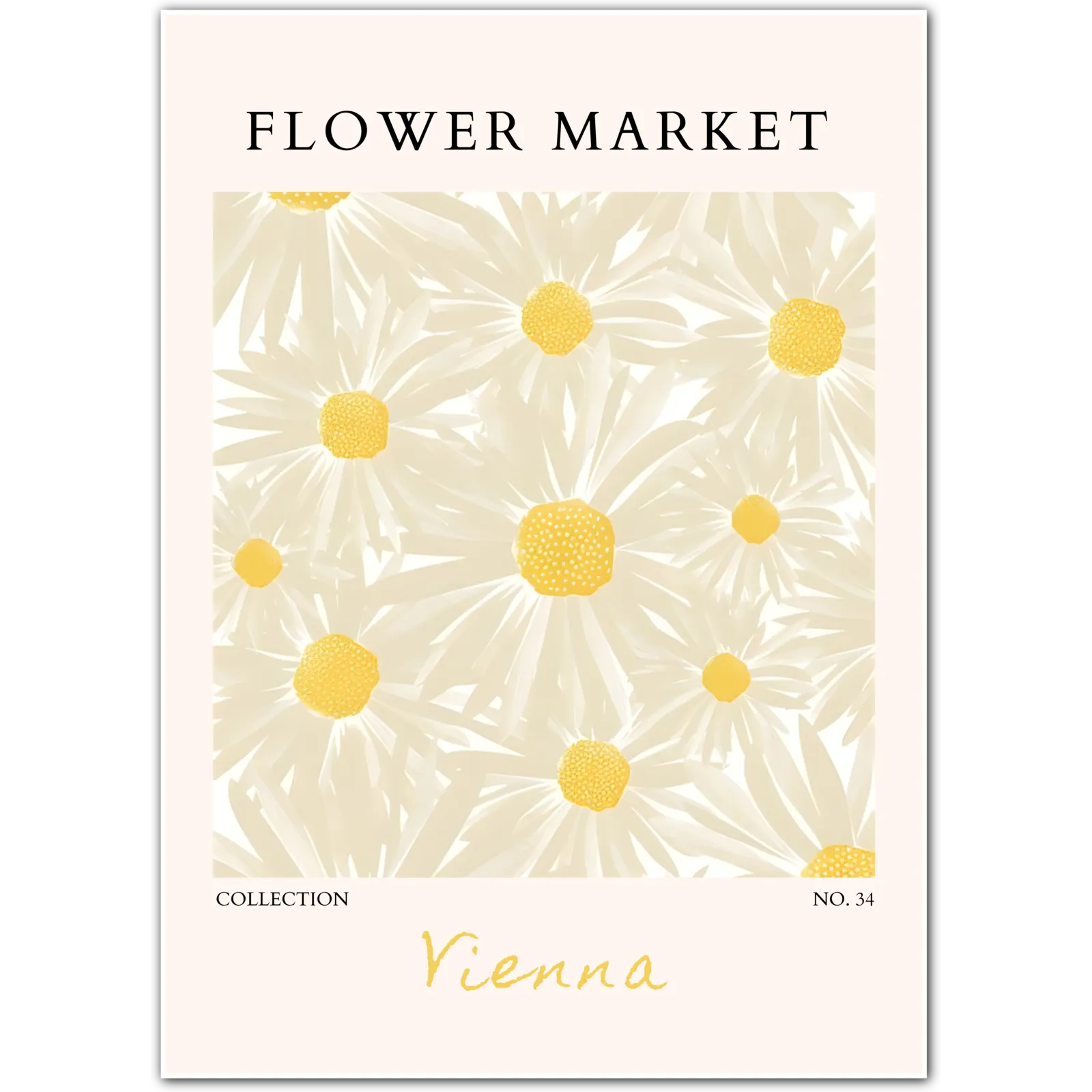 Golden Daisy Dream – Vienna Sun-Kissed Print