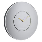 Concentric Circles Mirror Clock With Brass Hands