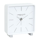Classic White Bedside Alarm Clock
