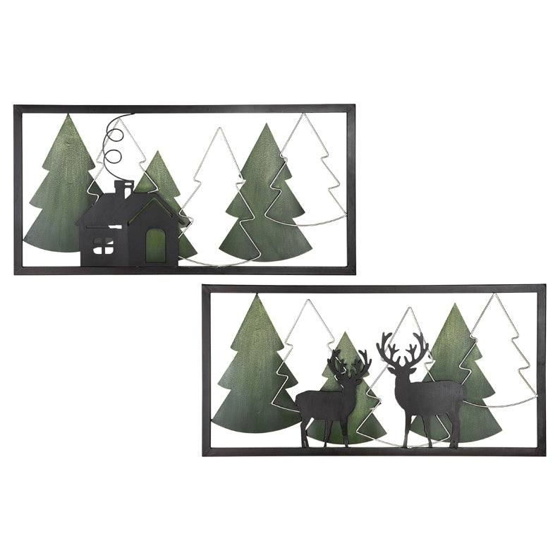 Christmas Cheer Metal Wall Art