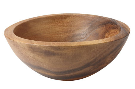 Large Acacia Wood Salad Bowl