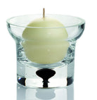 New Glass Candle Holder With Black Bubble