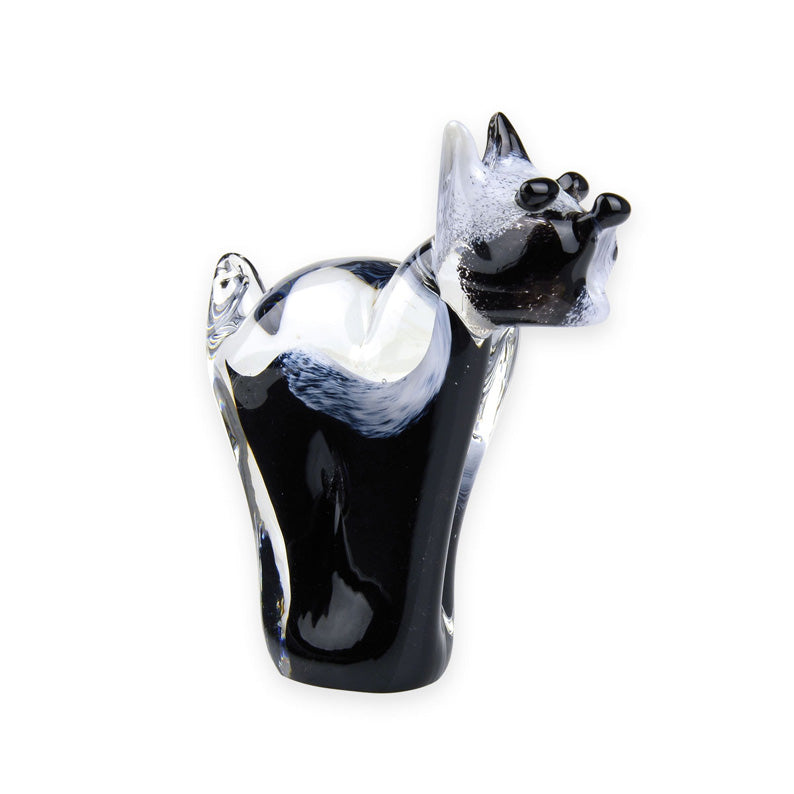 Blown Glass Dog Paperweight