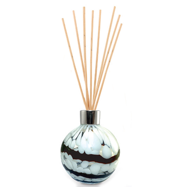 Dramatic Black And White Glass Diffuser