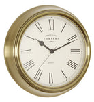 Traditional Pewter Finish Wall Clock