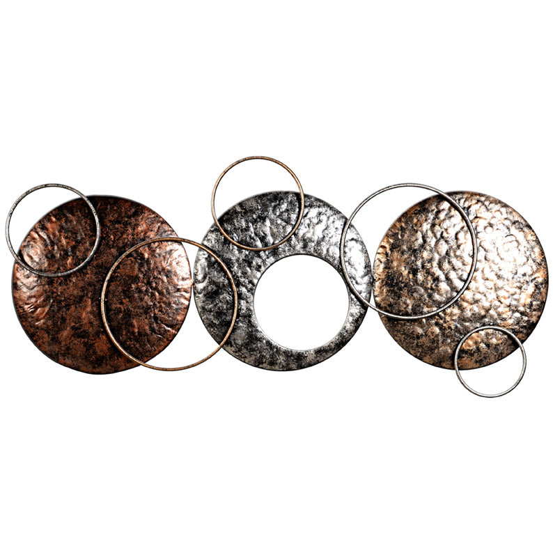 Celestial Discs Metal Wall Art