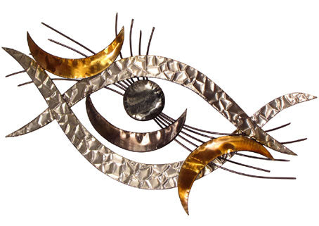 Contemporary Curvature Metal Wall Art