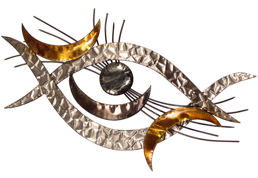 Contemporary Curvature Metal Wall Art