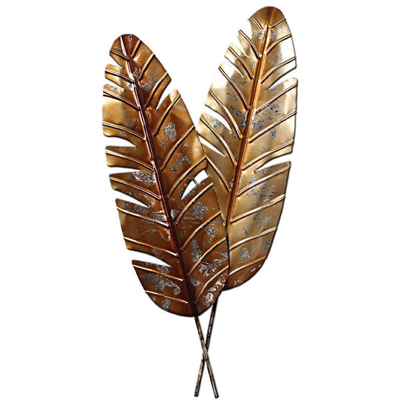 Stunning Bronze Leaf Wall Art