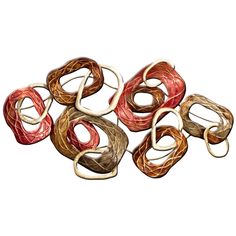 Linked Chain Metal Wall Art Hanging